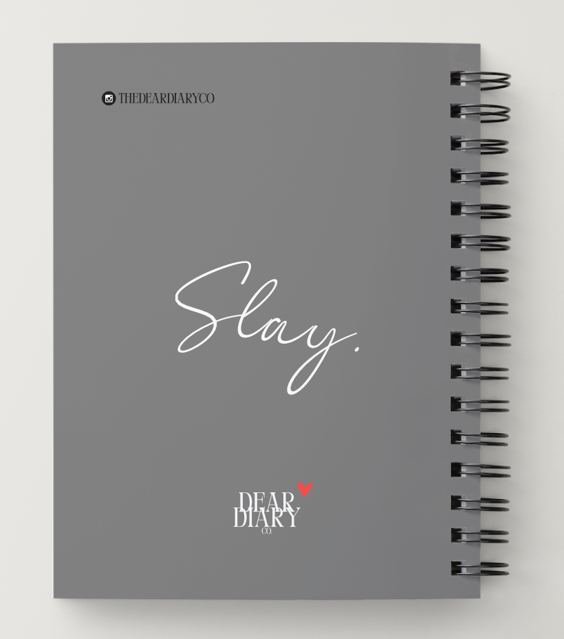 My Hot Girl Diary – 10 Week Guided Glow-Up Journal 🩶