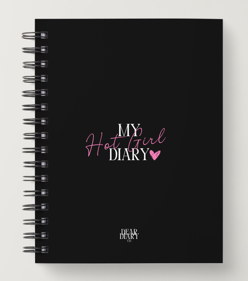 My Hot Girl Diary – 10 Week Guided Glow-Up Journal 🖤