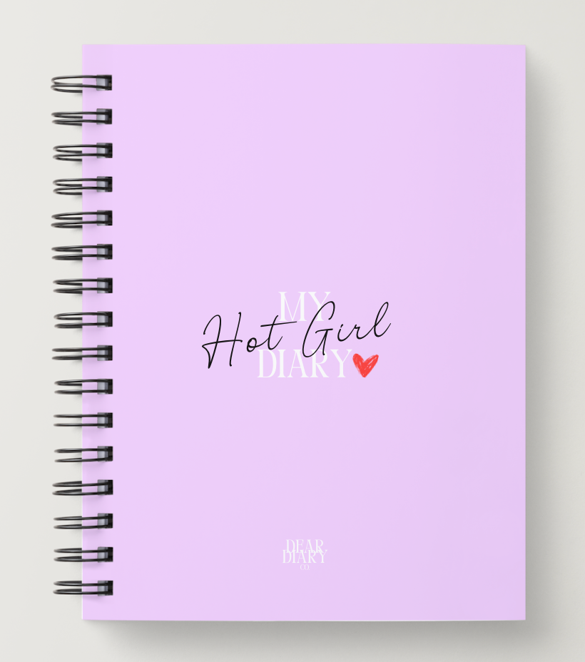 My Hot Girl Diary – 10 Week Guided Glow-Up Journal 💜