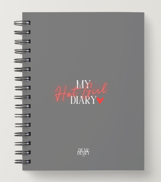 My Hot Girl Diary – 10 Week Guided Glow-Up Journal 🩶